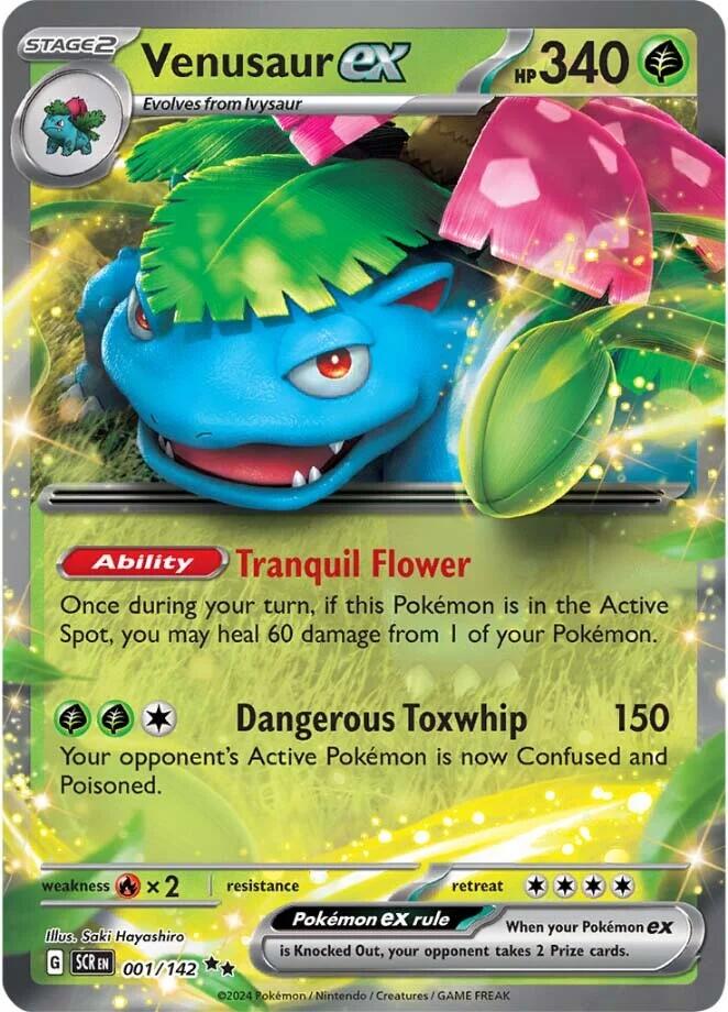 Venusaur ex (Stellar Crown) 1/142 [Near Mint]