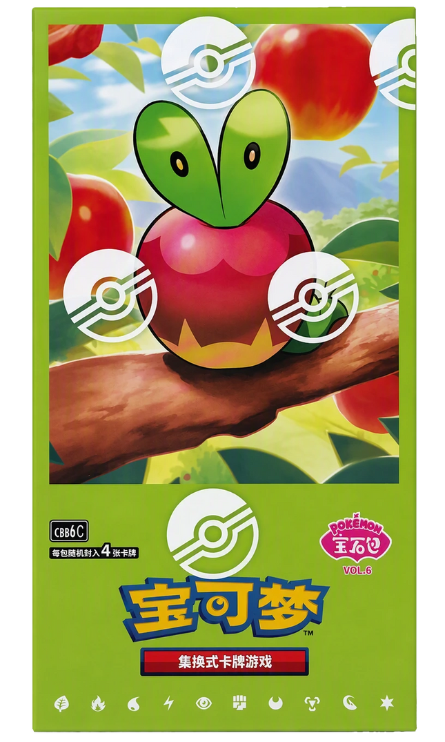 Pokemon TCG - Scarlet & Violet - Gem Pack Vol. 6 (CBB6C) - Booster Box (Forenklet Kinesisk)