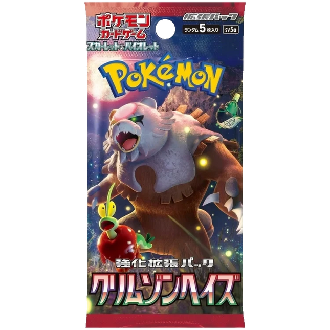 Pokemon TCG - Scarlet & Violet - Crimson Haze (SV5a) - Booster Pack (Japansk)