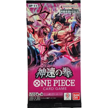 One Piece Card Game - A Fist of Divine Speed (OP-11) - Booster Box (Japansk)