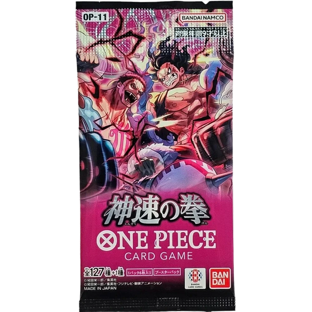 One Piece Card Game - A Fist of Divine Speed (OP-11) - Booster Pack (Japansk)