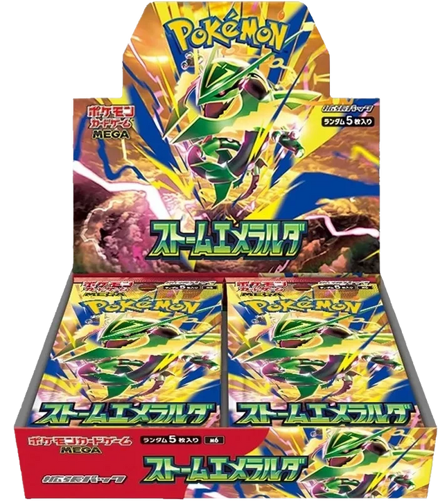 Pokemon TCG - Mega Evolution - Storm Emeralda (M6) - Booster Box (Japansk)