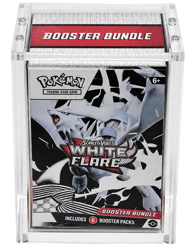 Akryl Display Case - Booster Bundle - Passer S&V & Ældre Sæt (Magnetisk Låg)