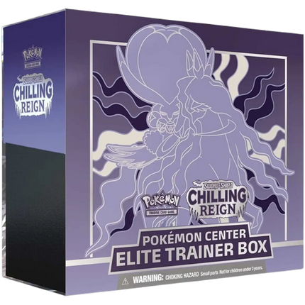 Pokemon TCG - Sword & Shield - Chilling Reign - Pokemon Center Elite Trainer Box (Shadow Rider Calyrex) (Engelsk)