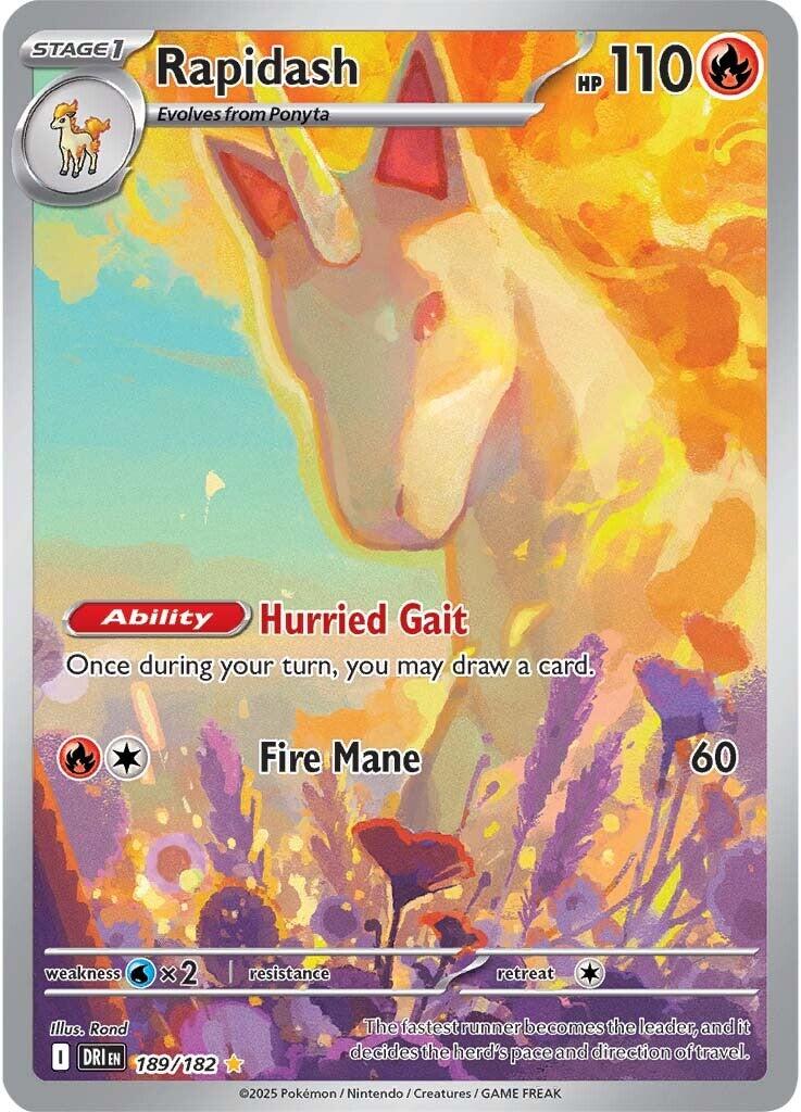 Rapidash (Destined Rivals) 189/182 [Near Mint]